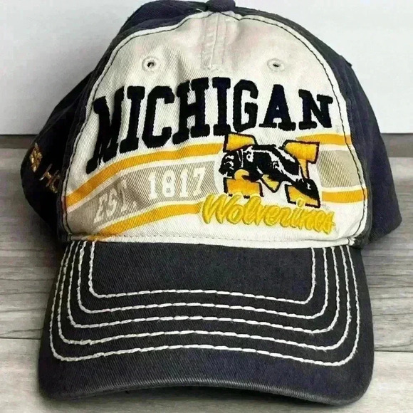 Michigan Wolverines ‘47 College Vault Fitted Hat Large The Franchise Big House - Picture 1 of 8